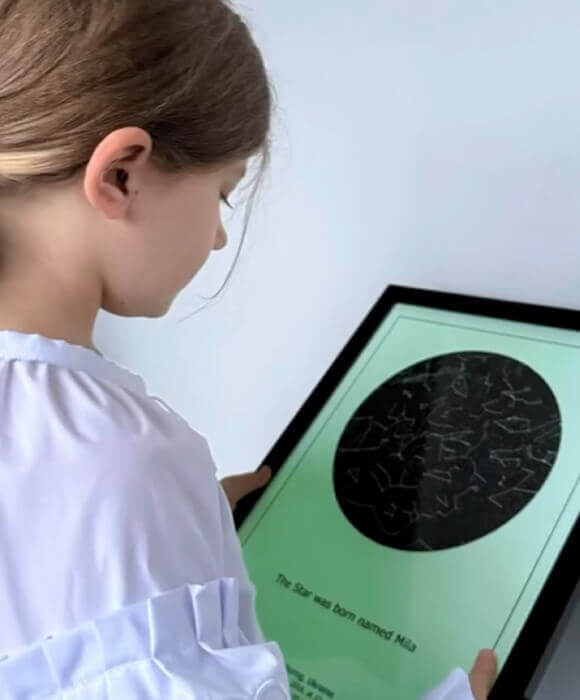 Люмінесцентна картина SkyPrint при денному освітленні.